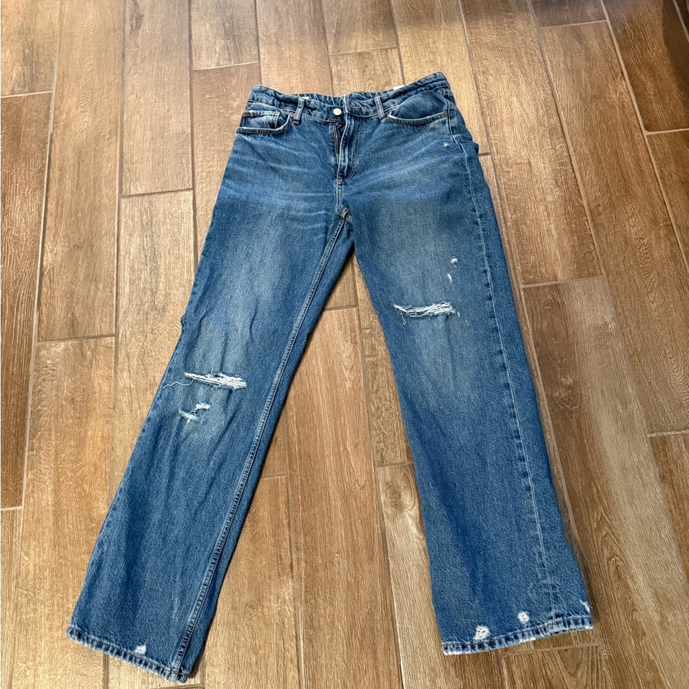 Zara jeans mid waist
